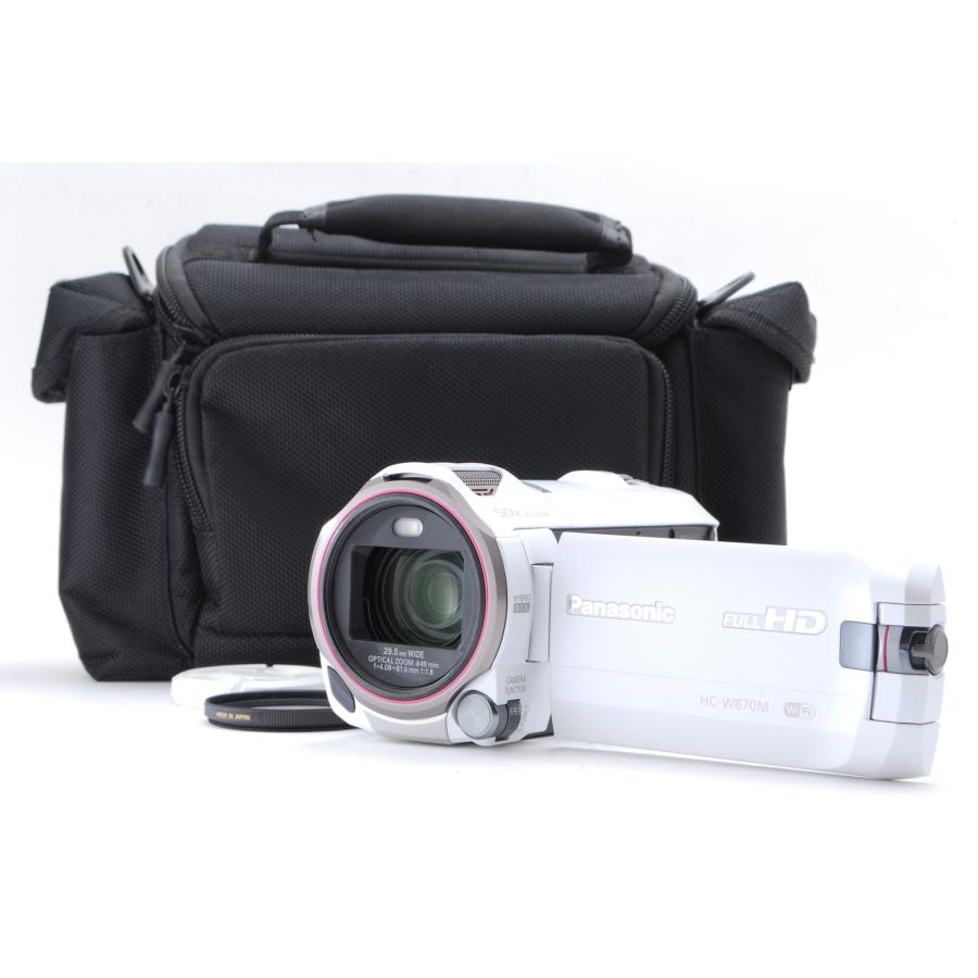 Panasonic（パナソニック） HC-W870M ホワイト 新品SD32GB付き : 山