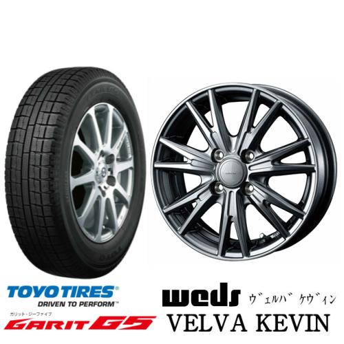 2019年製 トーヨータイヤ ガリット G5 155/65R14 75Q＆VELVA KEVIN