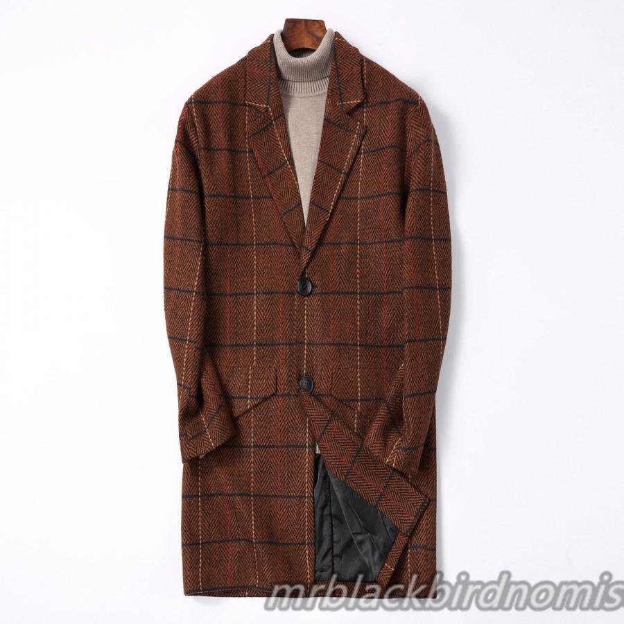 トレンチコート メンズ コート チェック柄 ビジネスコート チェスターコート ラシャコートpコート お兄系 カジュアル アウター 秋冬 3色展開 紳士服アウター Fa1340 Mr Blackbird No Mise 通販 Yahoo ショッピング