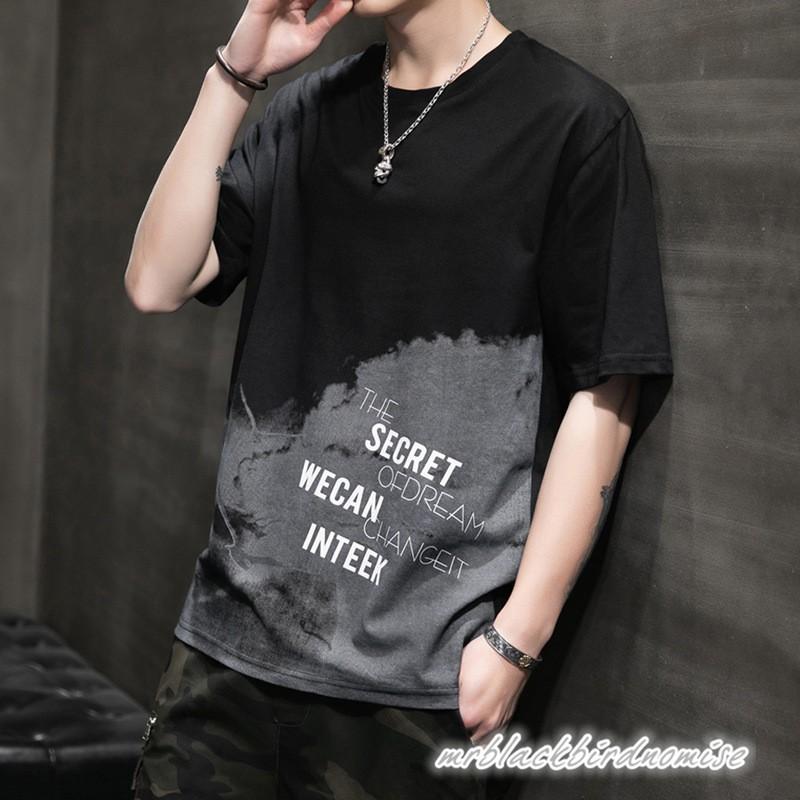 Tシャツ メンズ クールネック 五分丈 半袖 花柄 カットソー トップス 大きいサイズ カジュアル おしゃれ 夏 白シャツ Fa1770 Mr Blackbird No Mise 通販 Yahoo ショッピング