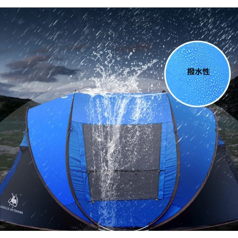 4-6人用 ポップアップテント キャンプ 投げるだけで簡単設置 ドーム型