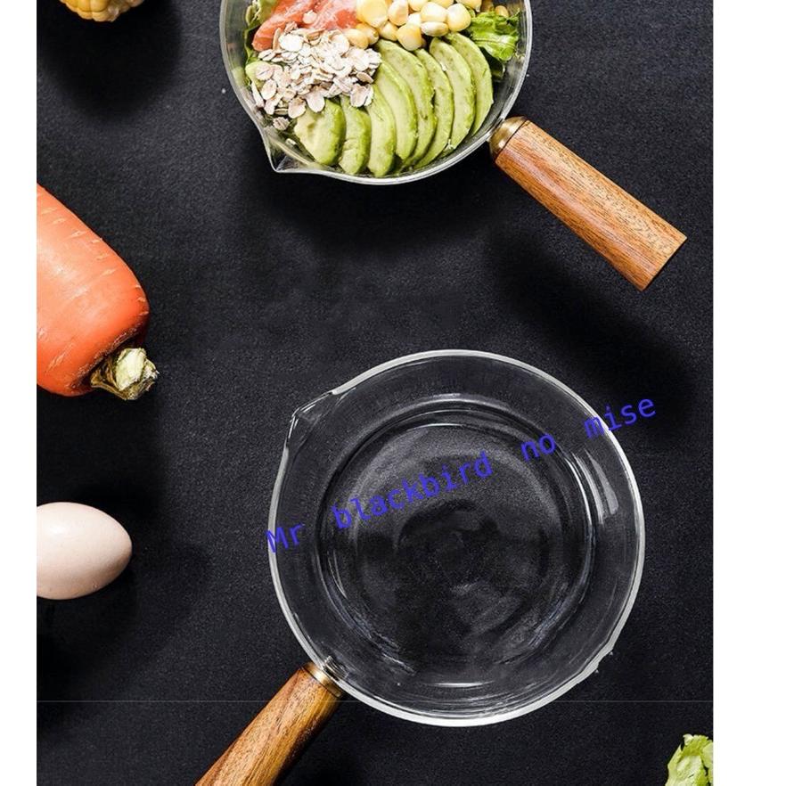 ミルクパン ソースパン スープ鍋 透明鍋 耐熱ポット ボウル 調理ツール
