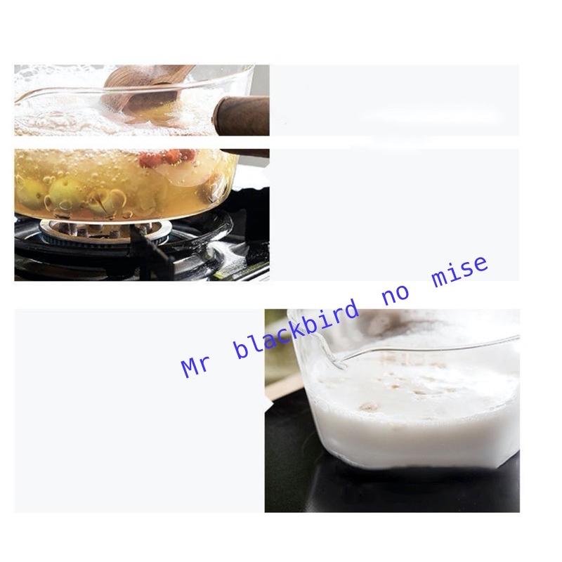 ミルクパン ソースパン スープ鍋 透明鍋 耐熱ポット ボウル 調理ツール