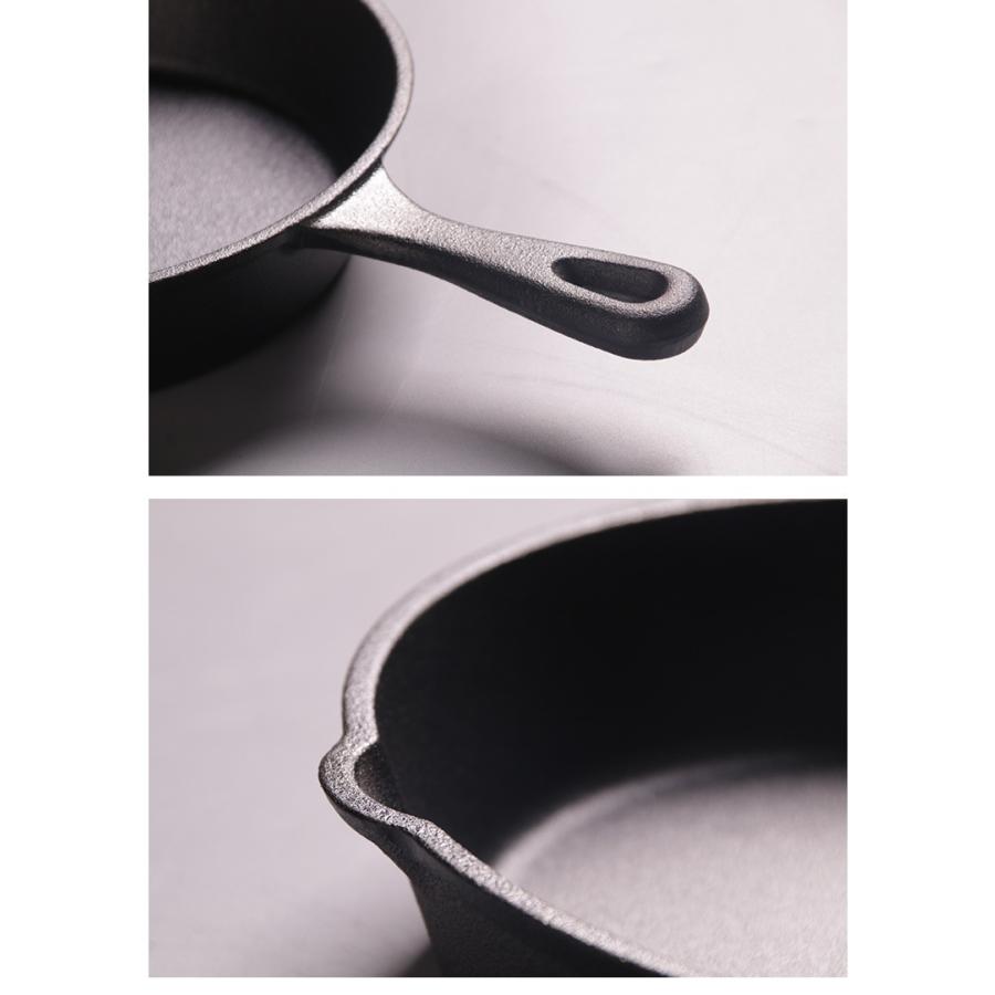 鋳鉄スキレットパン IH直火兼用 ミニパン フライパン グリルパン