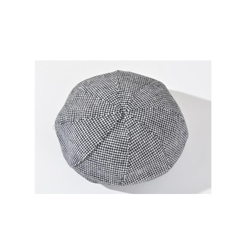 ベレー帽  レディース帽子 ハット  防寒 小顔効果 春秋冬 バスクベレー帽　オシャレ　頭周囲56-58CM　ファッション小物　母の日 千鳥 小格子 通勤 通学 |  | 19