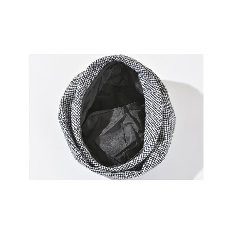 ベレー帽  レディース帽子 ハット  防寒 小顔効果 春秋冬 バスクベレー帽　オシャレ　頭周囲56-58CM　ファッション小物　母の日 千鳥 小格子 通勤 通学 |  | 20