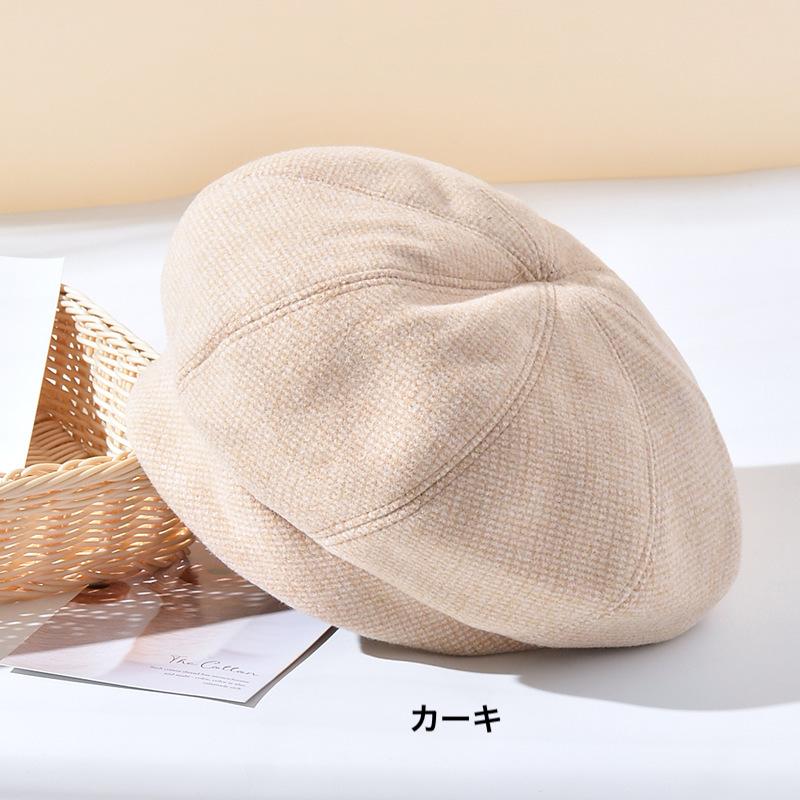 ベレー帽  レディース帽子 ハット  防寒 小顔効果 春秋冬 バスクベレー帽　オシャレ　頭周囲56-58CM　ファッション小物　母の日 千鳥 小格子 通勤 通学 |  | 07