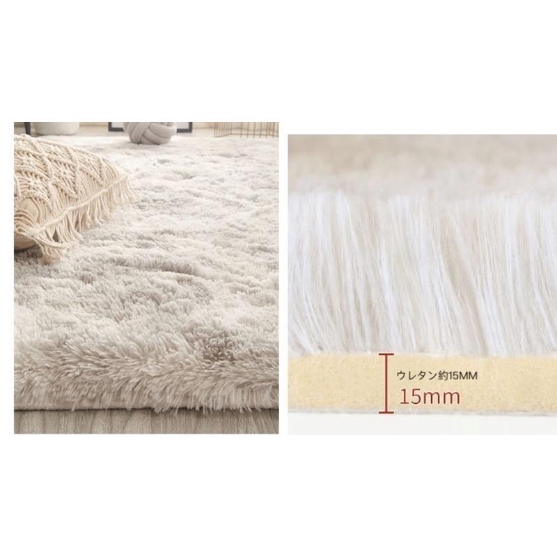 ラグマット 絨毯 カーペット 長毛 厚手 シャギーラグ 大判 モケット