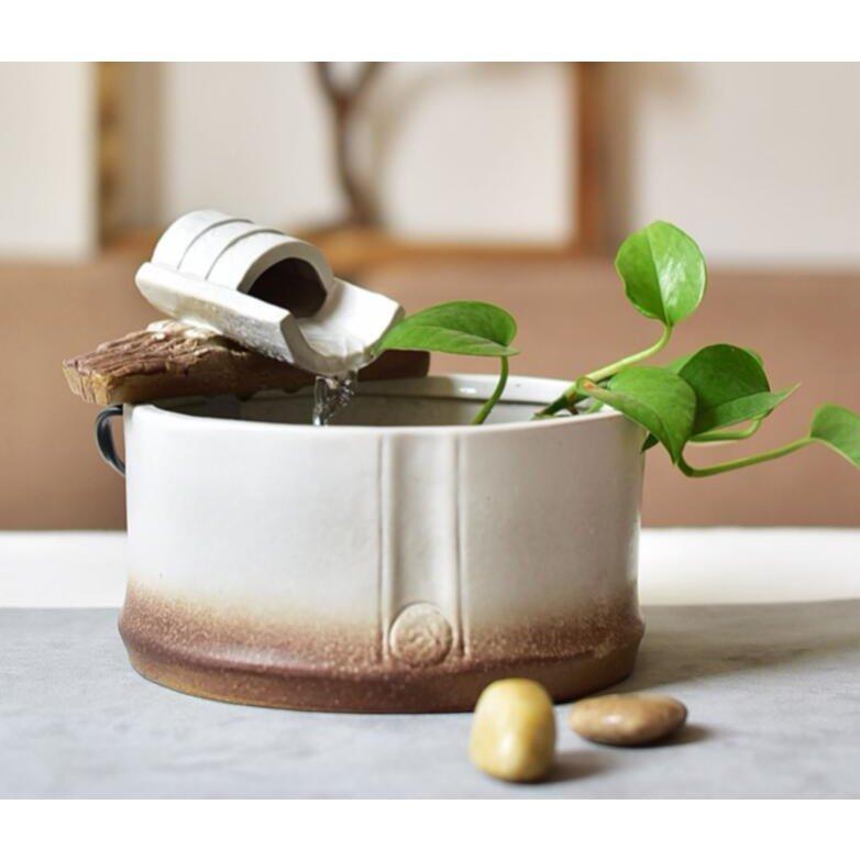 インテリア卓上噴水 室内噴水 流れる装置 装飾品 リビングルーム 風水