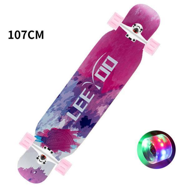 ロンスケデッキ5本 新品未使用 ロングスケートボードロンスケロングボードdancingスケボー