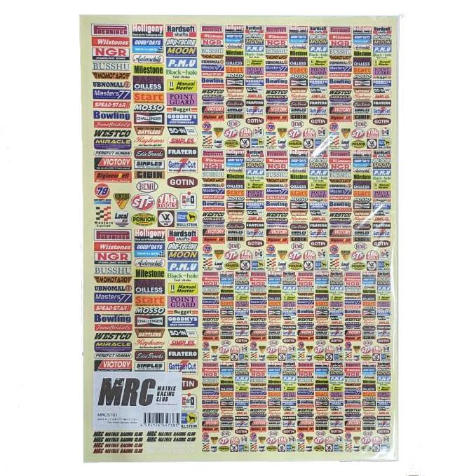 なんちゃってスポンサー風ステッカー : MRC Matrix Racing Club - 通販