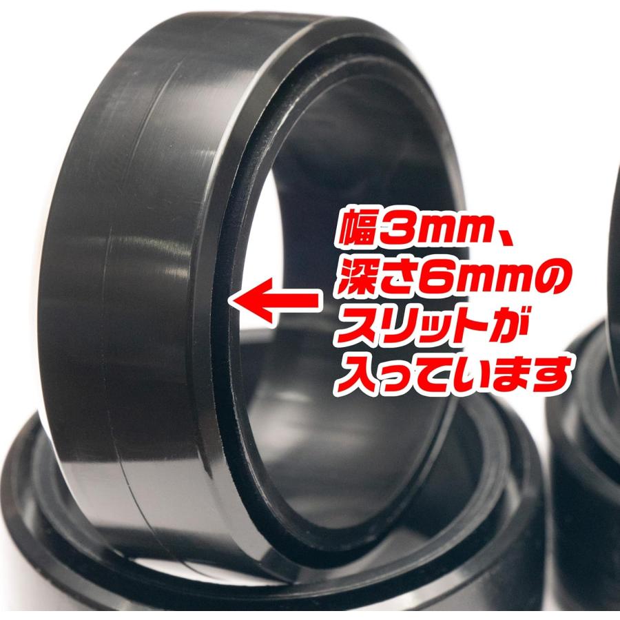 MRC中径ドリフトSタイヤ（スリット入り）内径45ｍｍ 外径58mm 幅22mm HDPE 4本(スポエディ素材) 1/10ラジコン用 Pタイル/カーペット用 |  | 01