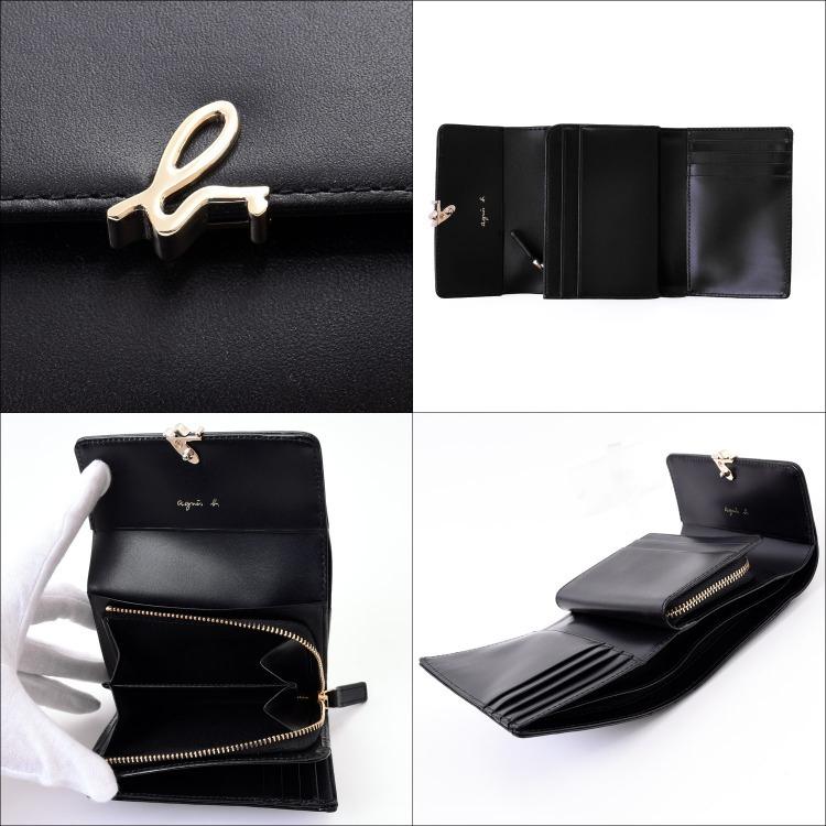 agnes b. アニエスベー 財布 二つ折り レディース ロゴ 専用保存 agnes b. アニエスベー 財布 二つ折り レディース ロゴ 専用保存