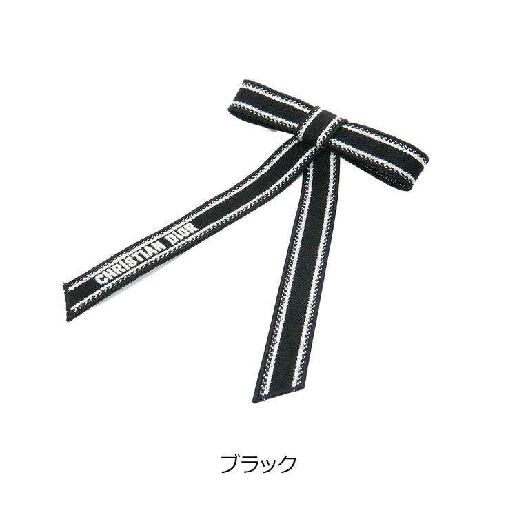 Christian Dior バレッタ リボン エンブロイダリー Twist Christian Dior バレッタ リボン エンブロイダリー Twist