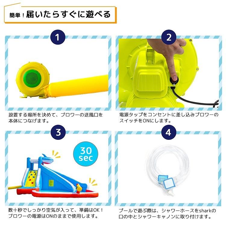 ⭐️完成品⭐️ プール 家庭用 大型 スライダー すべり台 滑り台 インフレータブル バウンサー & スライド プール 屋内 屋外 ボールプール ウォータースライダー 【HOV6502577532】(23276円)