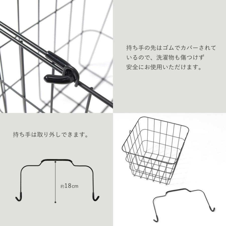 ランドリーバスケット 3段 スクエアタイプ 大容量 洗濯カゴ キャスター