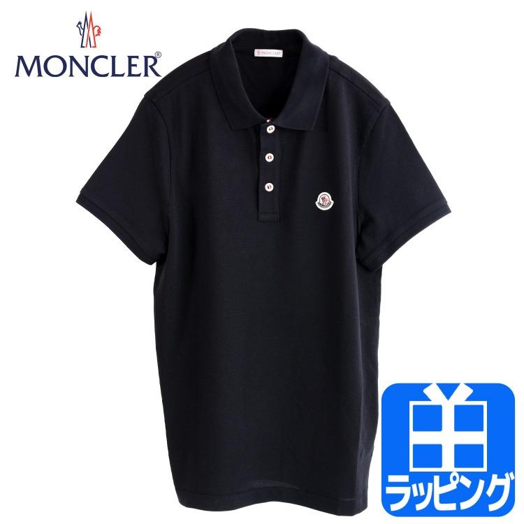 モンクレール Moncler ポロシャツ 半袖 メンズ ブラック メンズ T