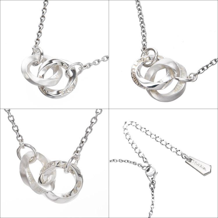 ポールスミス　ダブルリング　 ネックレス（シルバー / F） ポールスミス ダブルリング ネックレス（シルバー / F） 楽天
