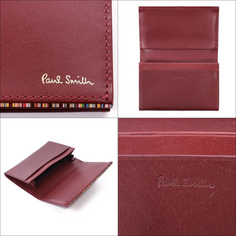 Paul Smith ポールスミス 名刺入れ カードケース シグネチャー Paul Smith ポールスミス 名刺入れ カードケース シグネチャー