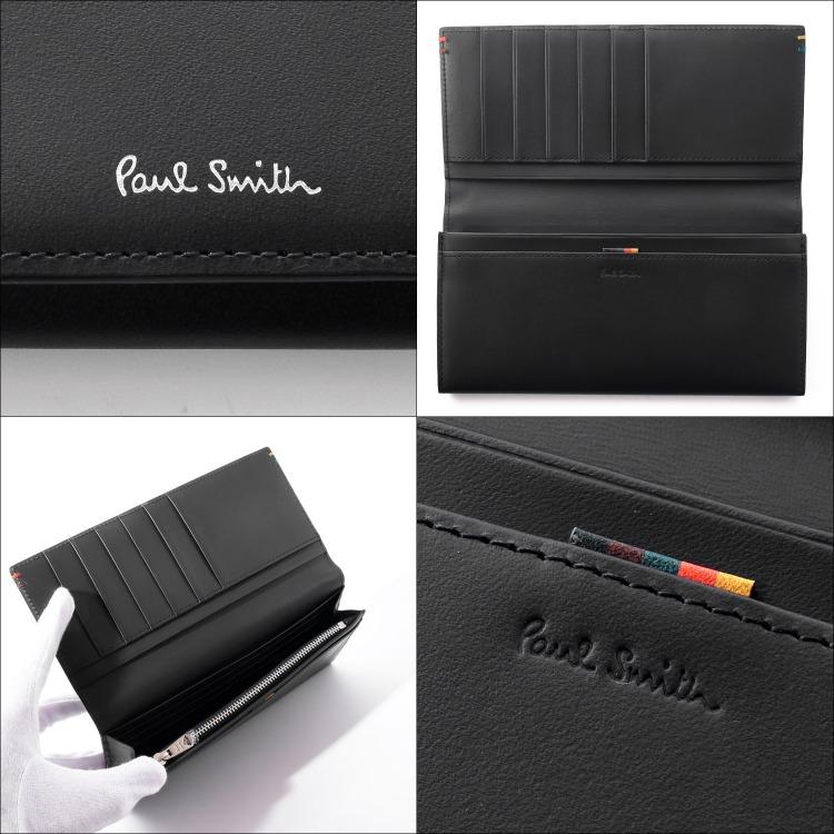 ポールスミス 財布 長財布 Paul Smith メンズ ハイライトステッチ SS24 レザー 小銭入れ 牛革 名入れ 813006 P855｜mrg-japan｜03