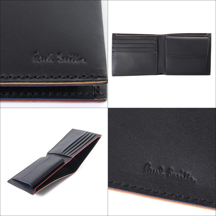 Paul Smith ポールスミス 財布 ストライプカラードエッジ 二 Paul Smith ポールスミス 財布 ストライプカラードエッジ 二
