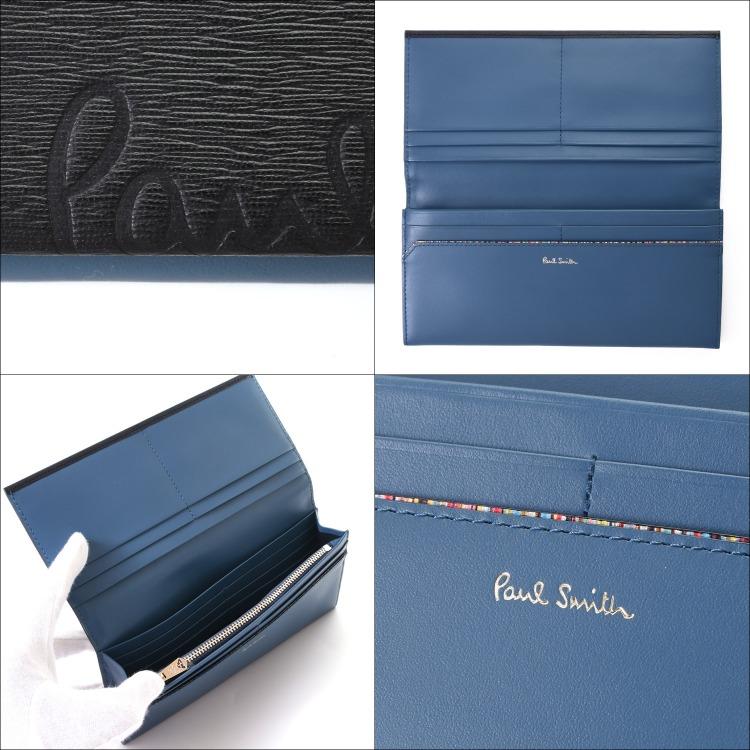 Paul Smith ポールスミス 財布 クロップドロゴ 長財布 かぶせ 名 Paul Smith ポールスミス 財布 クロップドロゴ 長財布 かぶせ 名