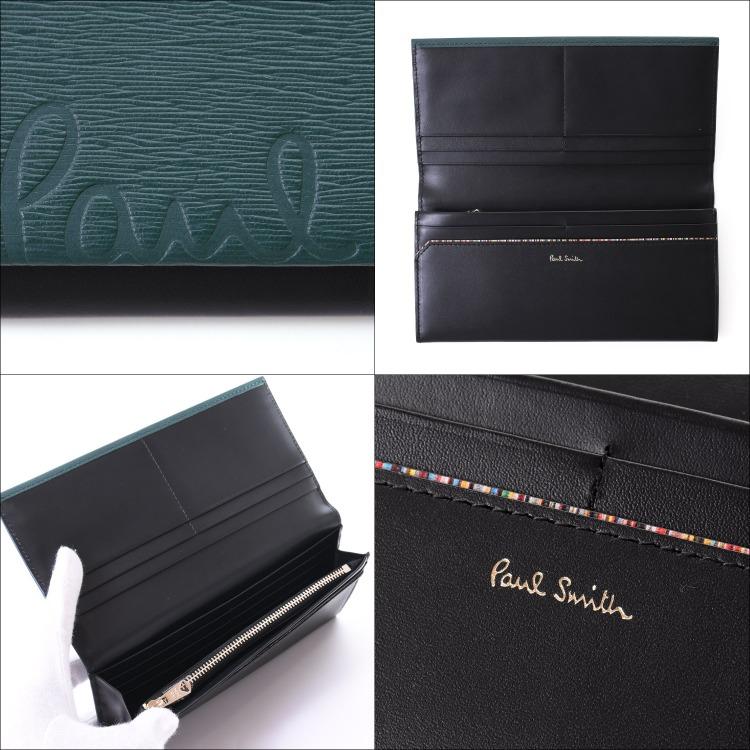 Paul Smith ポールスミス 財布 クロップドロゴ 長財布 かぶせ 名 Paul Smith ポールスミス 財布 クロップドロゴ 長財布 かぶせ 名