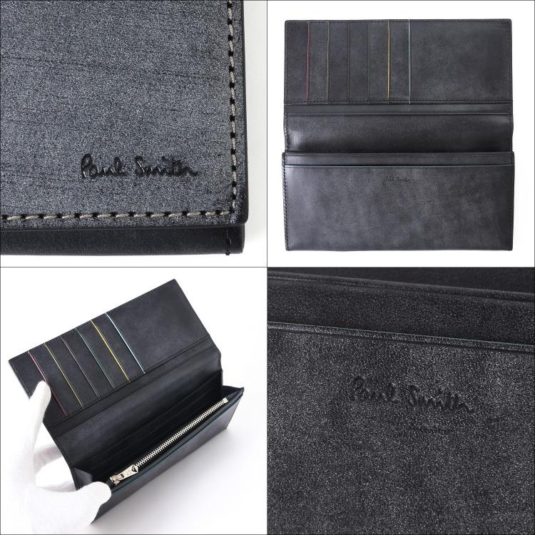 Paul Smith ポールスミス 長財布 財布 ワックスレザー 革 レザー Paul Smith ポールスミス 長財布 財布 ワックスレザー 革 レザー