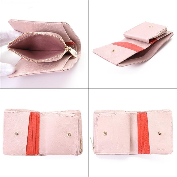 デポー ポールスミス Paul Smith 財布 二つ折り財布 スミシーハート レディース メンズ ブランド コンパクト 本革 ミニ財布 小銭入れあり ミニマム 名入れ Aynaelda Com