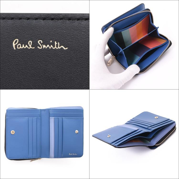 ポールスミス Paul Smith サプルレザーAW23 二つ折り財布 レザー 小銭入れ 牛革 名入れ ミニウォレット メンズ おしゃれ ブランド 845046 W665｜mrg-japan｜03