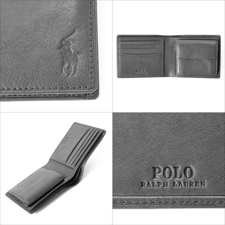 ポロ ラルフローレン Polo Ralph Lauren 財布 二つ折り財布 ミニ 