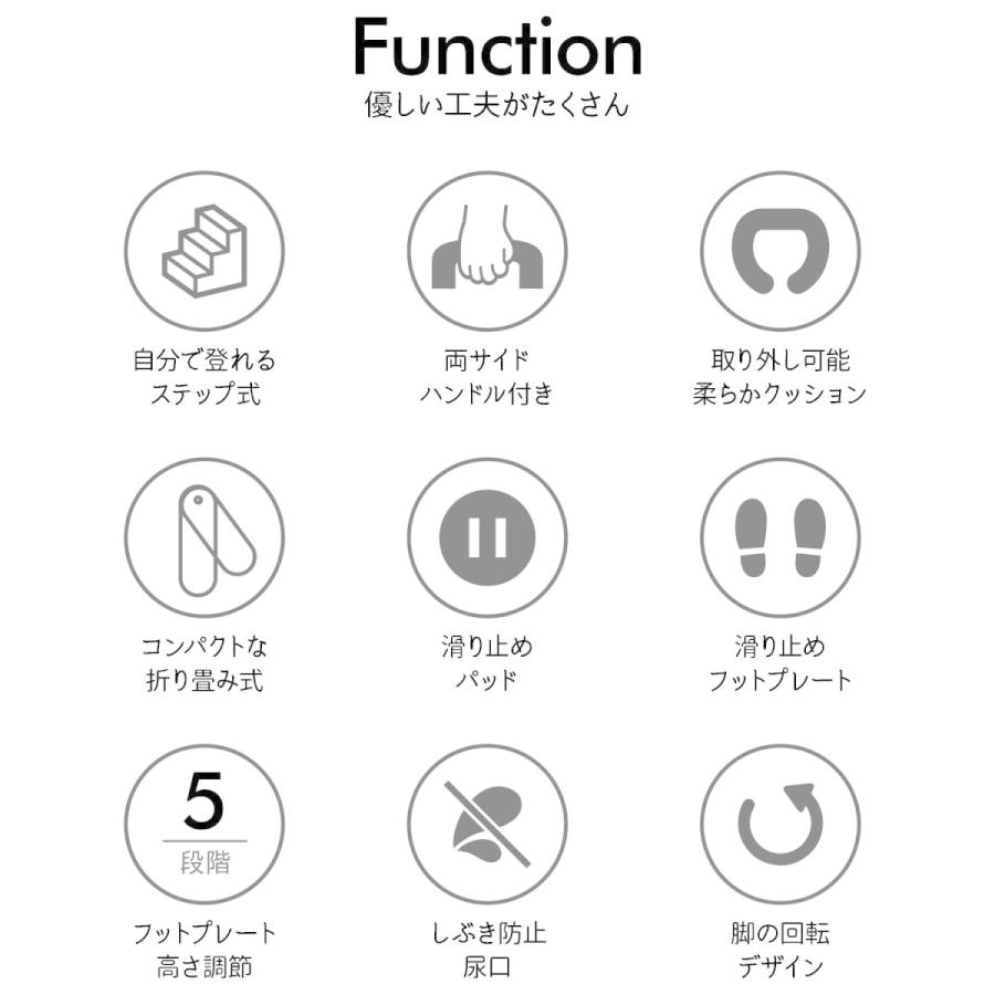 トイレ 踏み台 トイレトレーニング やわらかクッション付き 補助便座 5段階高さ調節 トレーニングシート 折りたたみ トイレステップ おまる 幼児 練習 Toiletstep001 ティーブランド 通販 Yahoo ショッピング