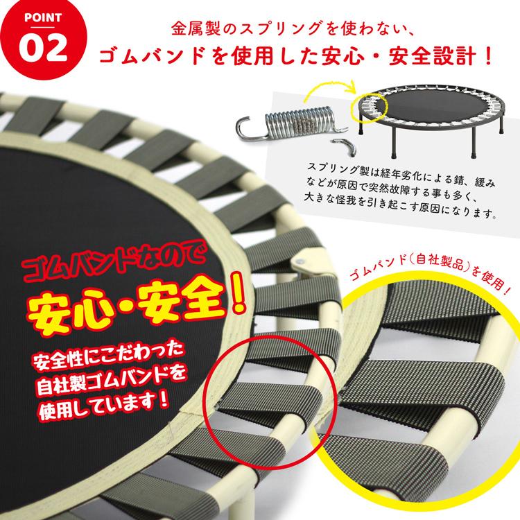 トランポリン 折りたたみ マットセット 耐荷重 115kg 室内 静音 子供