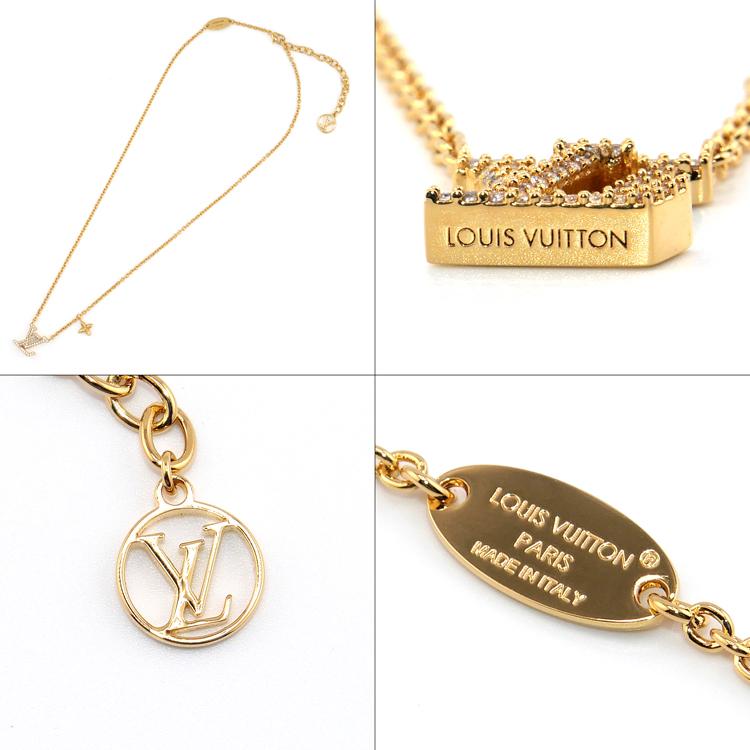 LOUIS VUITTON ルイヴィトン ネックレス LV アイコニック LOUIS VUITTON ルイヴィトン ネックレス LV アイコニック