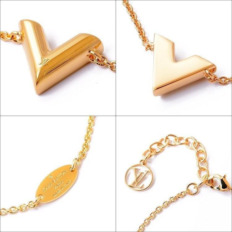 ルイヴィトン LOUIS VUITTON ブレスレット エセンシャル V ラッピング付き アクセサリー ギフト プレゼント 新品 正規品 M62596  M63198