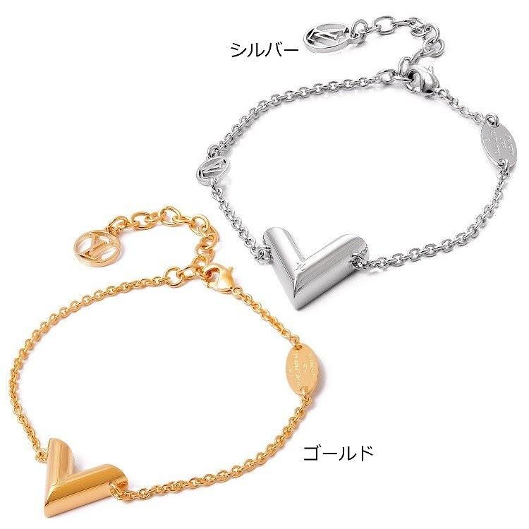 ルイヴィトン LOUIS VUITTON ブレスレット エセンシャル V ラッピング付き アクセサリー ギフト プレゼント 新品 正規品 M62596  M63198