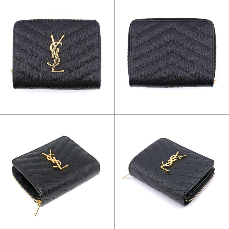 SAINT LAURENT サンローラン 財布 二つ折り モノグラム SAINT LAURENT サンローラン 財布 二つ折り モノグラム