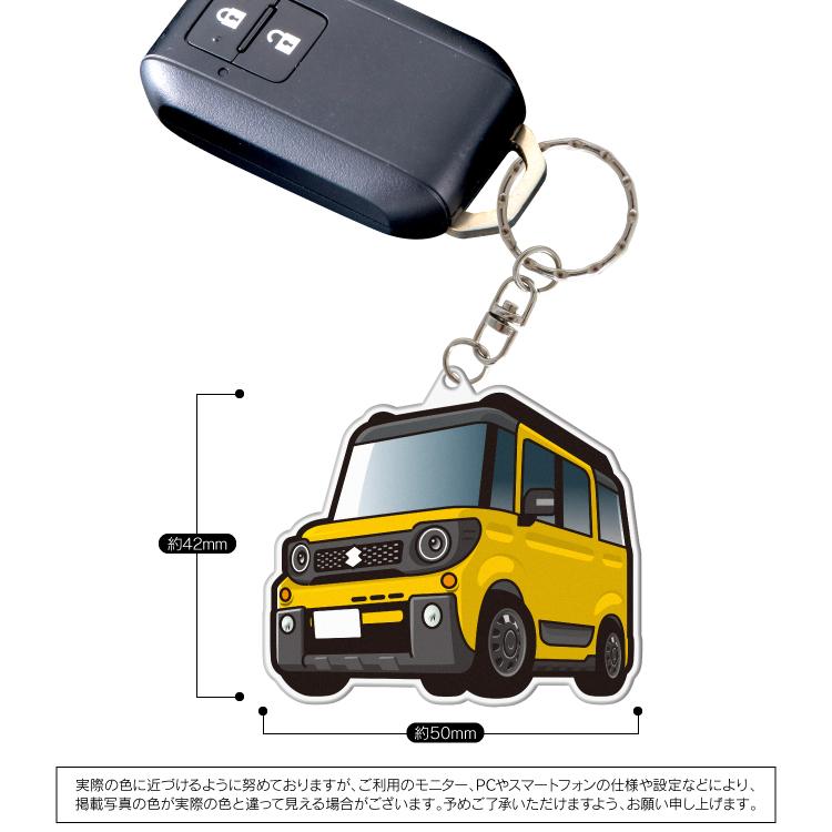 スペーシアギア キーホルダー アクセサリー ナンバープレート