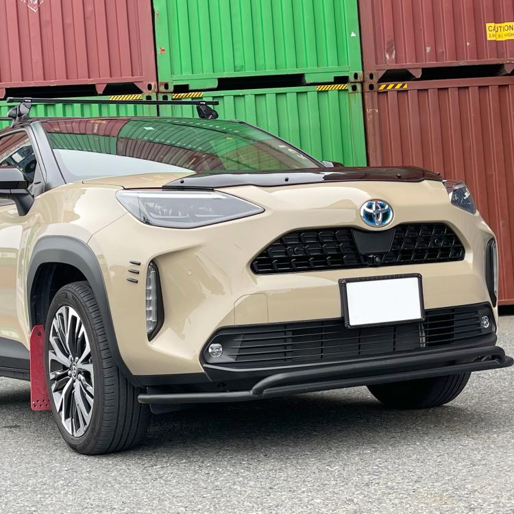 新型 ヤリスクロス ボンネットバイザー バグガード フロント