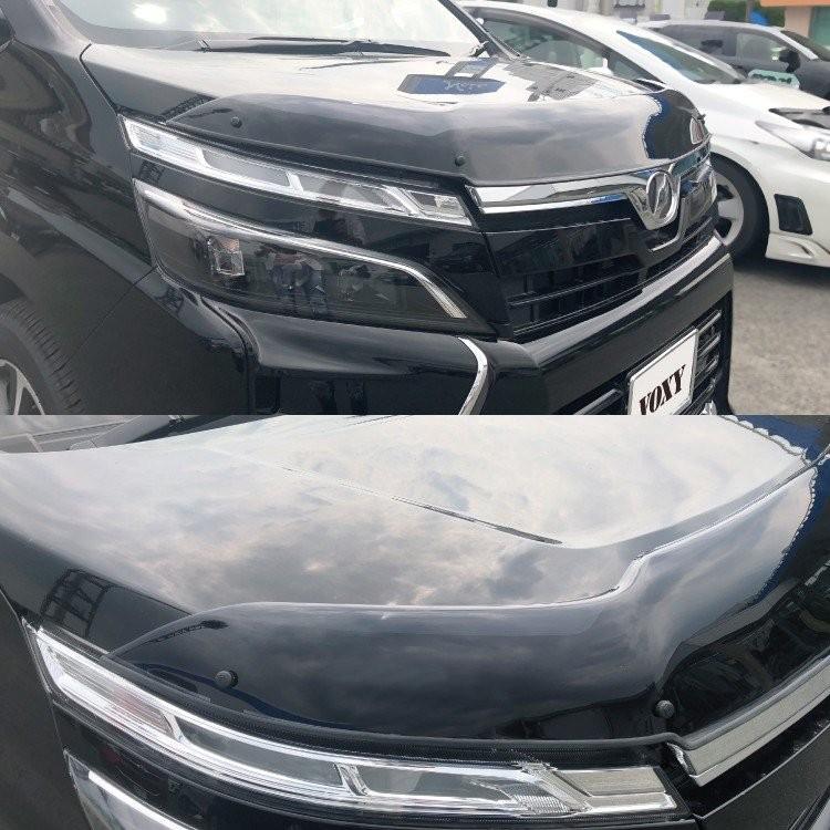 ヴォクシー80 メーカー不明 バグガード ヴォクシー 80系 防虫 ボンネットガード バグガード フロント