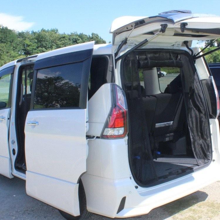 セレナ C27 e-POWER 防虫ネット 3点セット メッシュ 蚊帳 網戸