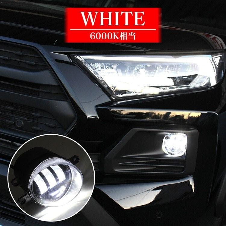 トヨタ LED フォグランプ 車検対応 フォグ 2色切り替え カラーチェンジ ...
