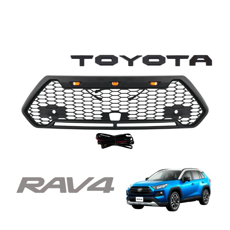 RAV4 50系 フロントグリル ラプターグリル カメラ無し コンチネンタル製 TOYOTA エンブレム LEDマーカー タコマ風 : fgt056-rp-fgt056-ebm-cbn-no-b : かりゆし730 - 通販 - Yahoo!ショッピング RAV4 50系 フロントグリル ラプターグリル カメラ無し コンチネンタル製 TOYOTA エンブレム LEDマーカー タコマ風 : fgt056-rp-fgt056-ebm-cbn-no-b : かりゆし730 - 通販 - Yahoo!ショッピング