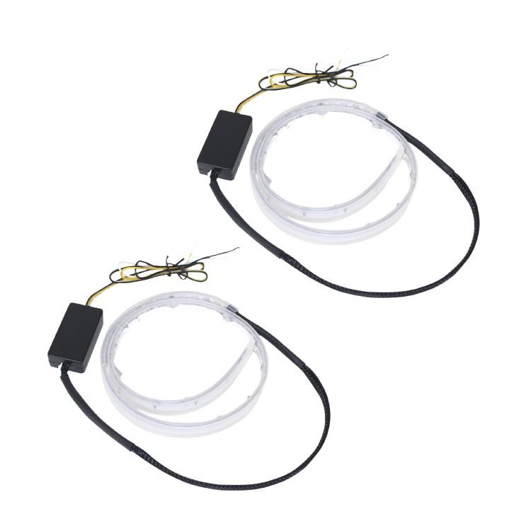 シーケンシャル 薄型シリコン 60cm シリコンチューブライト 2本セット Led テープライト Ledチューブ Diy カスタムパーツ デイライト Ledtp Stsq60 かりゆし730 通販 Yahoo ショッピング