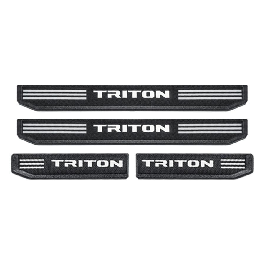 トライトン LC2T 三菱純正 LED スカッフプレート TRITONロゴ