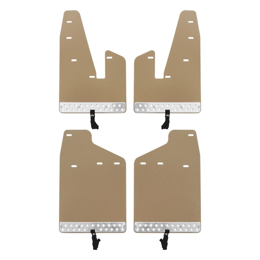 デリカ D5 マッドフラップ マッドガード サンドベージュ フロント リア