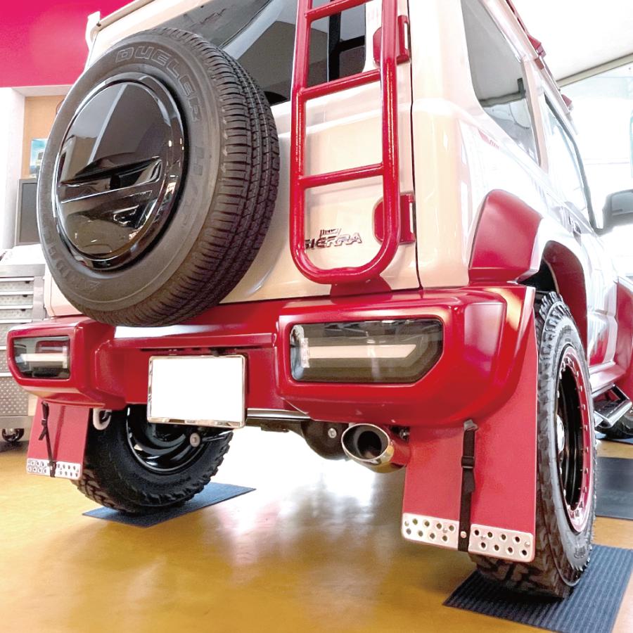ジムニーシエラ JB74W マッドフラップ マッドガード オリーブグリーン