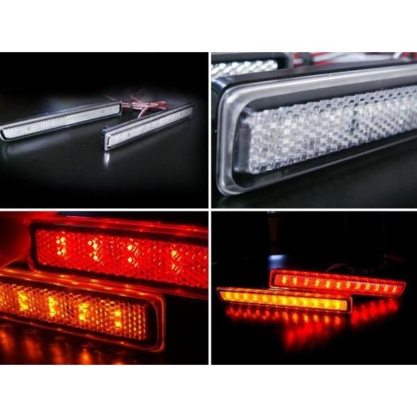 ムーヴ カスタム L175S LED リフレクター テールランプ 24SMD クリア