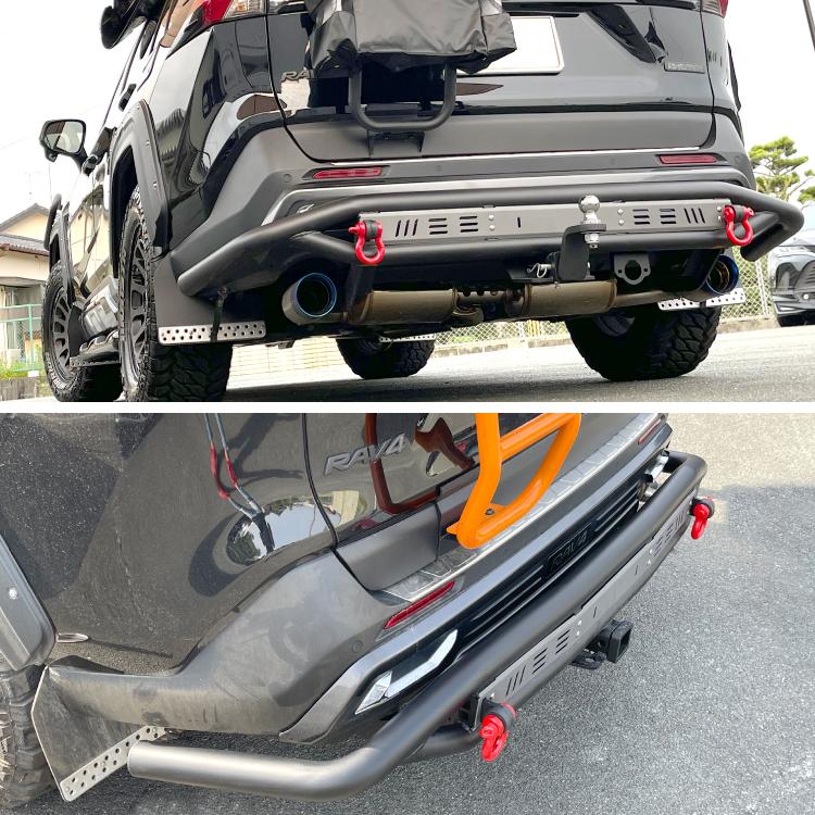RAV4 50系 PHV トレイルヒッチ ヒッチメンバー リアバンパーガード