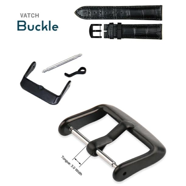 尾錠 バックル 金具 汎用 ピンバックル ステンレス製 22mm 腕時計用 | 